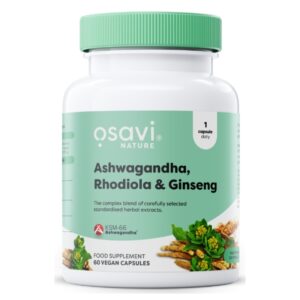 Osavi Ashwagandha, Rhodiola & Ginseng 60vcaps