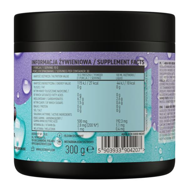 Ostrovit Aqua Kick Good Night 300g / Une jaoks