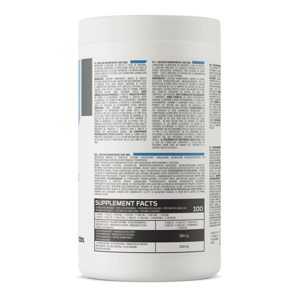 OstroVit Creatine Monohydrate 3000mg 300tabs / Kreatiinmonohüdraat